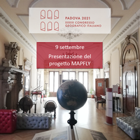 Il progetto Mapfly presentato al Congresso Geografico Italiano